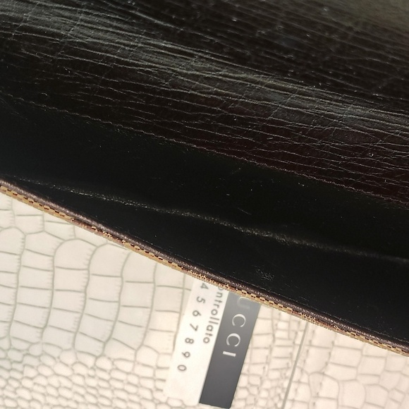 Very Rare Beautiful GUCCI GG Canvas Horsebit Continental Long Flap Wallet - Picture 16 of 16